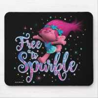 Trolls | Poppy Free to Sparkle Mouse Pad