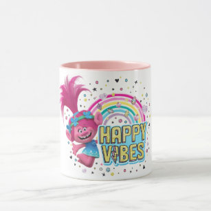 Tasse Les Trolls Poppy Micro onde Disney mug plastique gobelet enfant pas  cher 