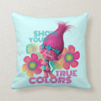 Trolls | Poppy - Show Your True Colors Throw Pillow