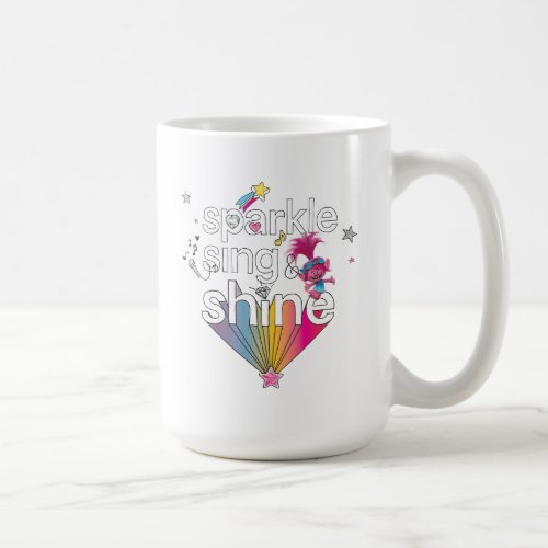 Trolls  Poppys Sparkle Sing  Shine Coffee Mug