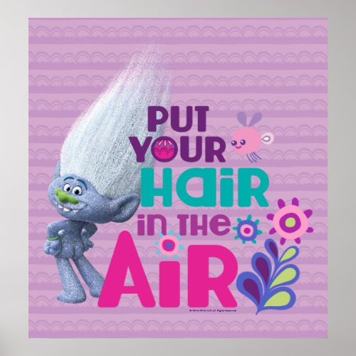 Trolls  Put Your Hair in the Air 2 Poster