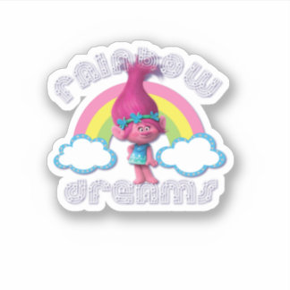 Trolls Rainbow Dreams Poppy Sticker