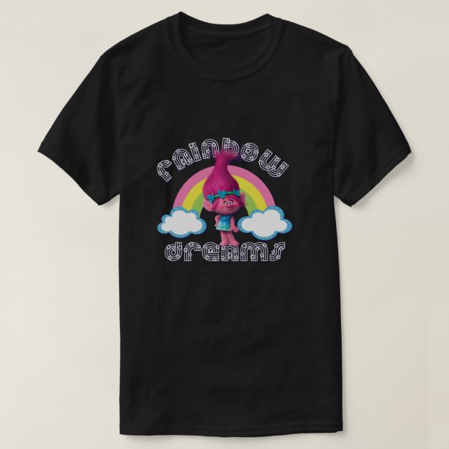 Trolls Rainbow Dreams Poppy  T-Shirt (Design Front)