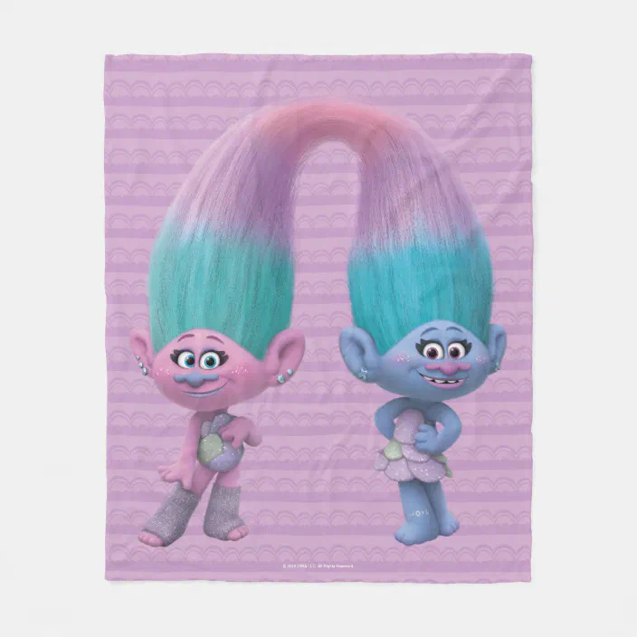 trolls satin and chenille toys