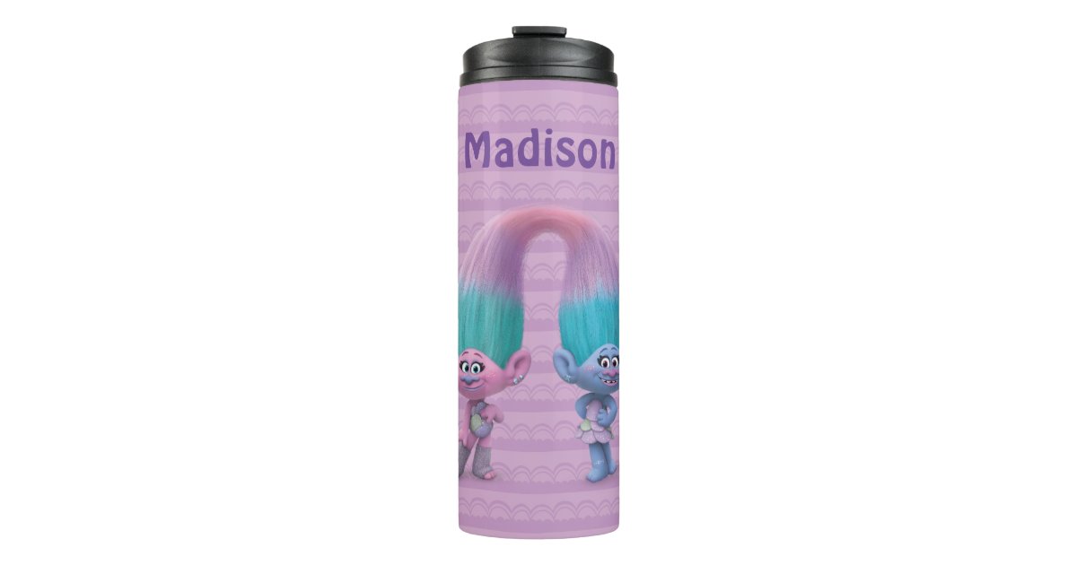 Trolls, Satin & Chenille Water Bottle