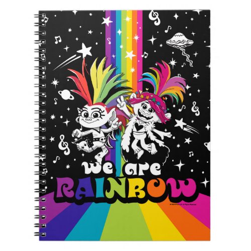Trolls World Tour  Barb  Poppy We Are Rainbow Notebook