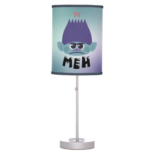 Trolls World Tour  Branch Meh Emoji Table Lamp
