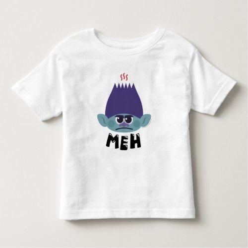 Trolls World Tour  Branch Meh Emoji Toddler T_shirt