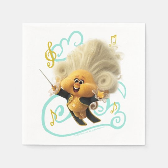 Trolls World Tour | Conductor Trollzart Napkins | Zazzle.com