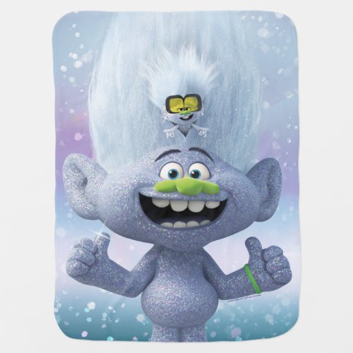 Trolls World Tour  Guy Diamond  Tiny Diamond Baby Blanket