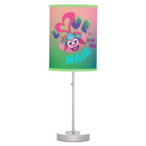 Trolls World Tour  Poppy Love Is In The Hair Table Lamp