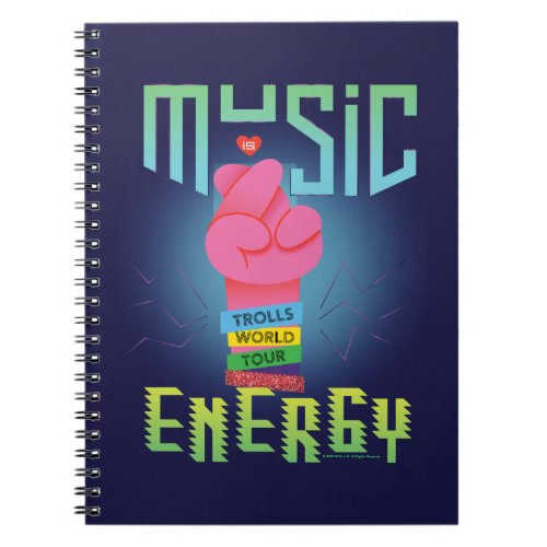 Trolls World Tour  Poppy Music Energy Notebook