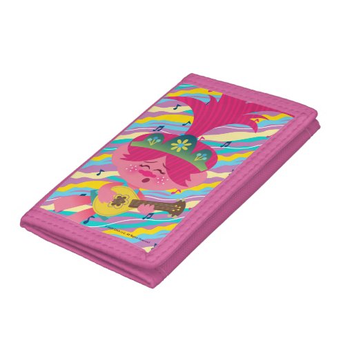 Trolls World Tour  Poppy Playing Guitar Trifold Wallet