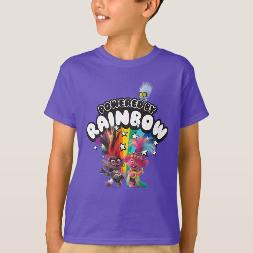 Trolls World Tour  Powered By Rainbow T_Shirt