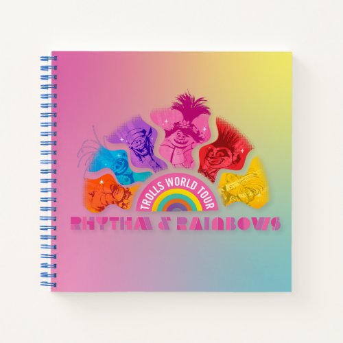 Trolls World Tour  Rhythm  Rainbows Notebook