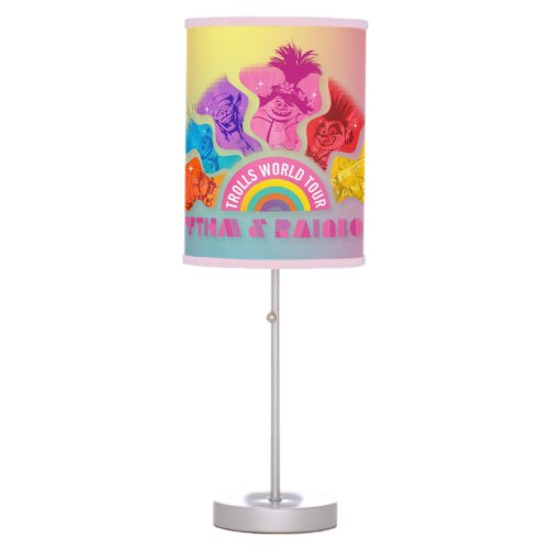 Trolls World Tour  Rhythm  Rainbows Table Lamp