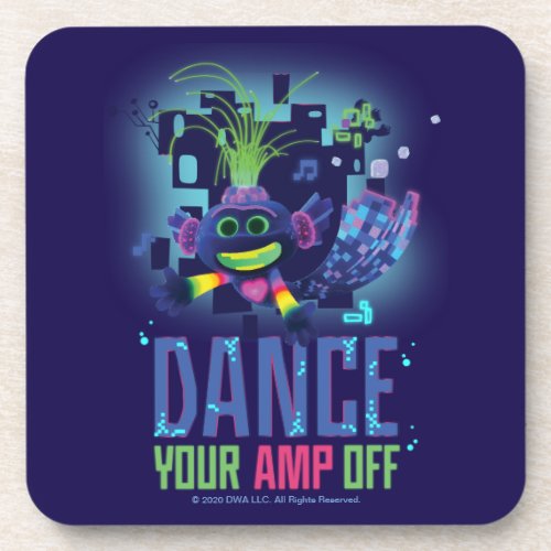 Trolls World Tour  Trollex Dance Your AMP Off Beverage Coaster