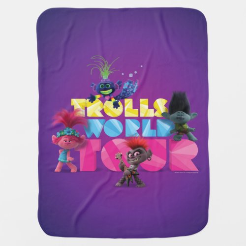 Trolls World Tour  Trollex Poppy Branch  Barb Baby Blanket