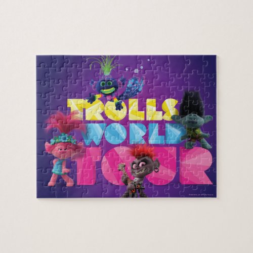 Trolls World Tour  Trollex Poppy Branch  Barb Jigsaw Puzzle