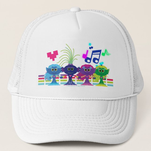 Trolls World Tour | Trollex & The Mermaids Trucker Hat (Front)