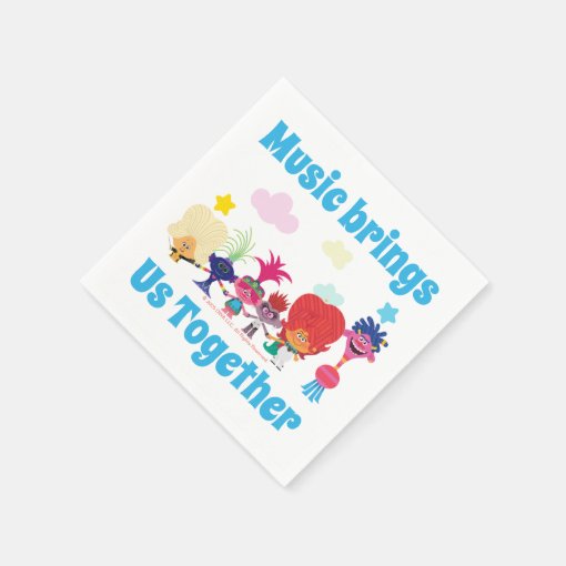 Trolls World Tour United Troll Tribes Napkins Zazzle 1013