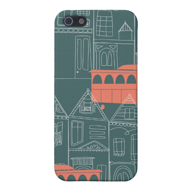 Trolly Town iPhone Case (Back)