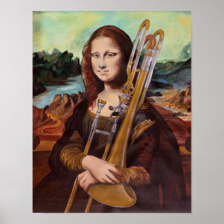 Trombona Lisa Poster