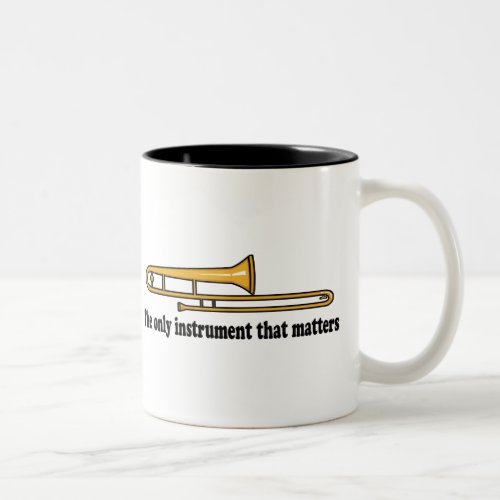 Trombone Attitude Two_Tone Coffee Mug