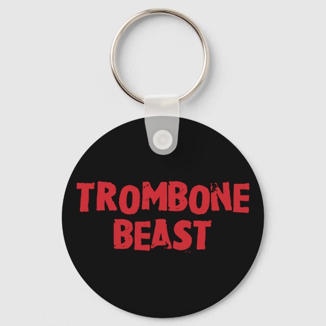 Trombone Beast Keychain (Front)