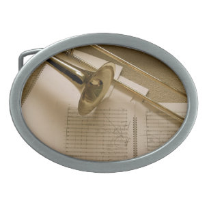 Trombone belt buckle