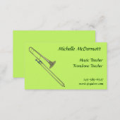 Trombone Business Card (Front/Back)