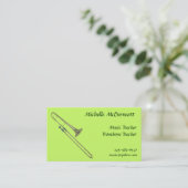 Trombone Business Card (Standing Front)