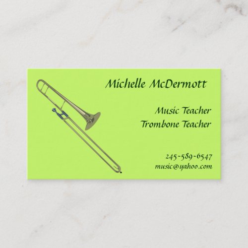 Trombone Business Card