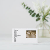 Trombone business card (Standing Front)