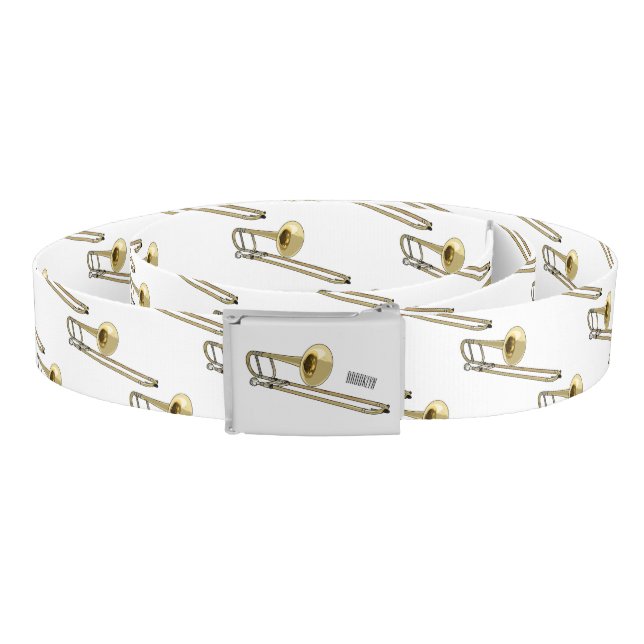 Trombone cartoon illustration belt (Coil)
