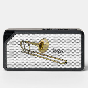 Trombone cartoon illustration bluetooth speaker
