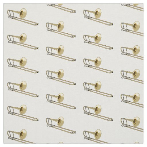 Trombone cartoon illustration fabric