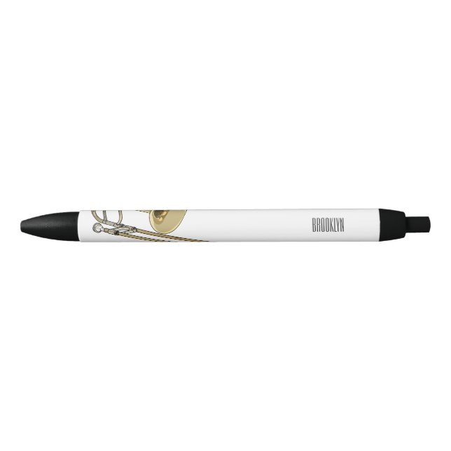 Trombone cartoon illustration pen (Front)