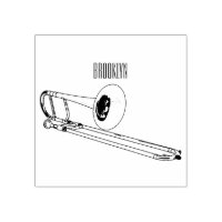 Trombone cartoon illustration