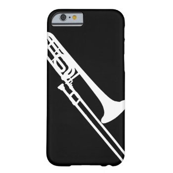 Trombone Barely There Iphone 6 Case by LeSilhouette at Zazzle
