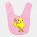 Trombone Chick Baby Bib