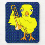 Trombone Chick Mouse Pad