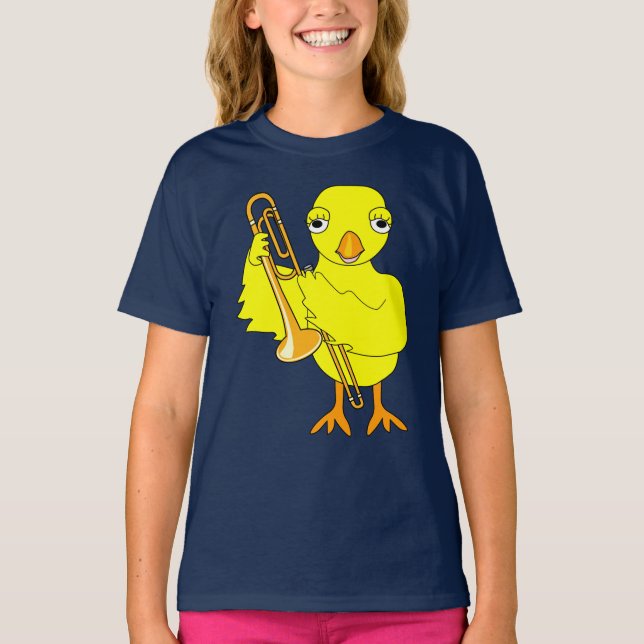 Trombone Chick T-Shirt (Front)