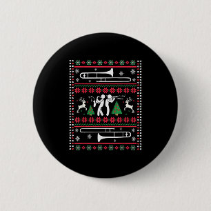 Trombone Christmas Ugly Trombonist Jazz Music Marc Button