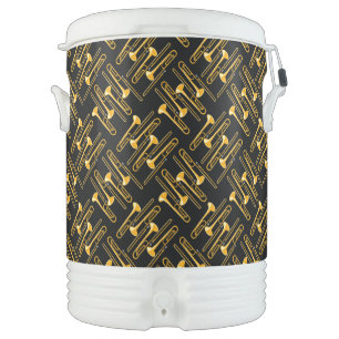 Trombone Crosshatch Beverage Cooler