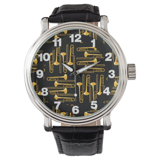 Trombone Crosshatch Watch (Front)