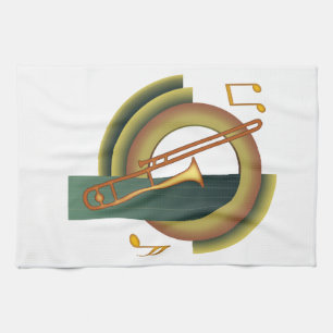 Trombone Deco1 Towel