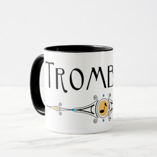 Trombone Decorative Line Mug