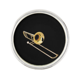 "Trombone" design gifts and products Lapel Pin