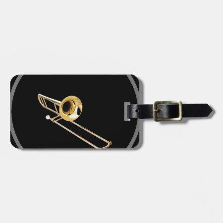 "trombone" Design Gifts And Products Luggage Tag